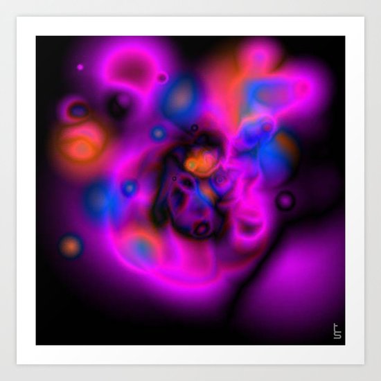 Glow Art Print