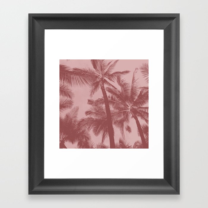 Palm tree Framed Art Print