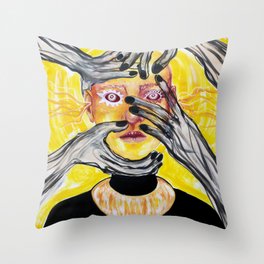 The Nightmares of an Angel Throw Pillow