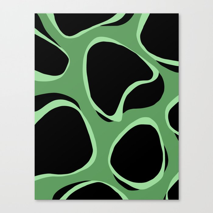 Calm: Green Canvas Print