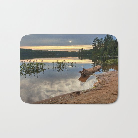 Nicks Lake Sunset Bath Mat