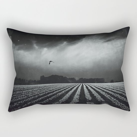 BlacK SprinG Rectangular Pillow