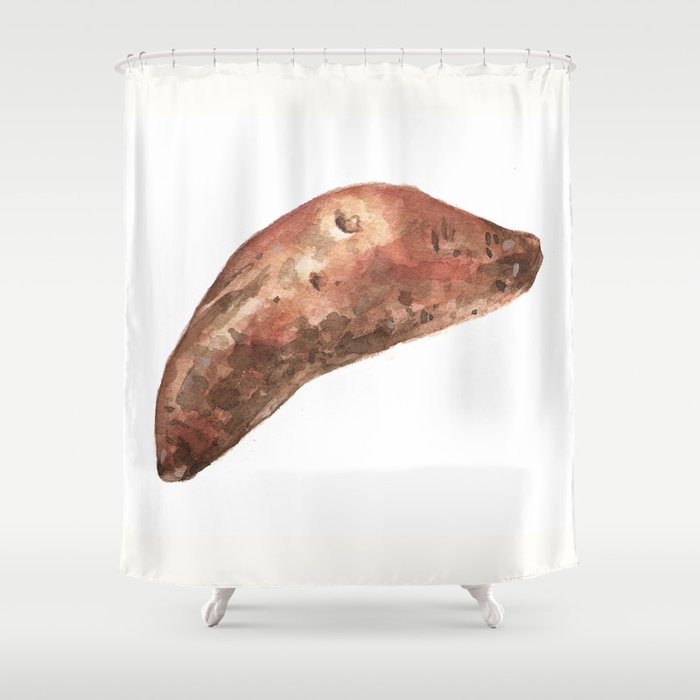 Sweet Potato Shower Curtain