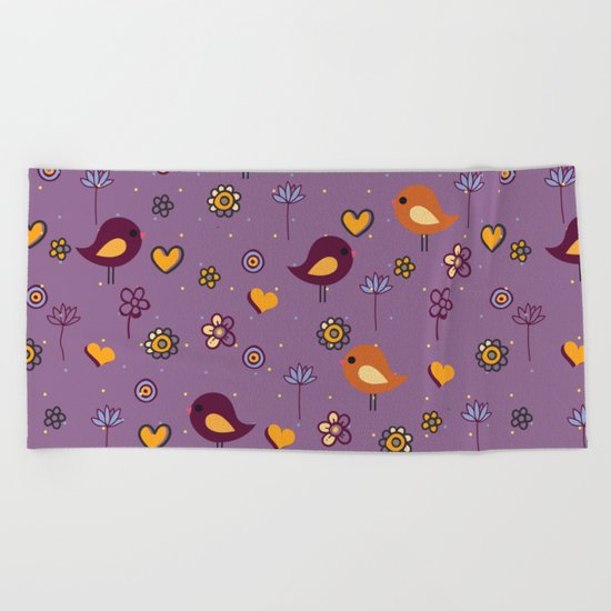 Cute Pattern Beach Towel