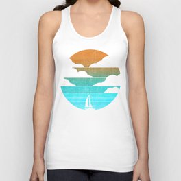 Go West (sail away in my boat) Unisex Tank Top