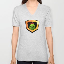 Spike logo V Neck T Shirt