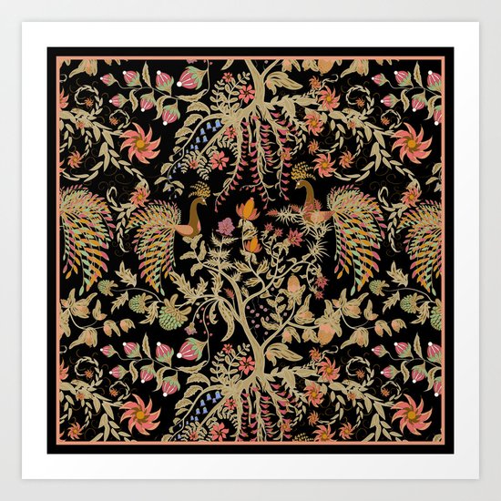 Birds of Paradise. Art Print