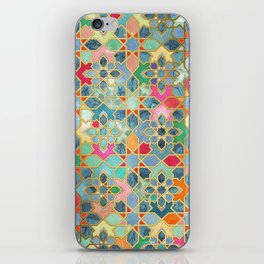 Gilt & Glory - Colorful Moroccan Mosaic iPhone Skin