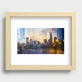 Charlotte Sunset Recessed Framed Print