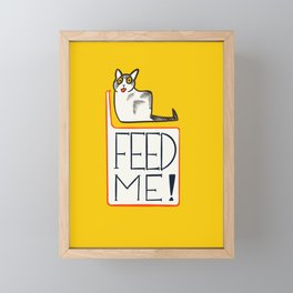 Feed Me Framed Mini Art Print