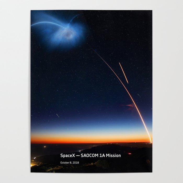 SpaceX — SAOCOM 1A Mission Poster