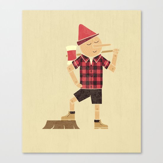 Wrong Guy For The Job Canvas Print