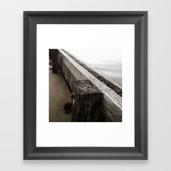 the break water 05 Framed Art Print