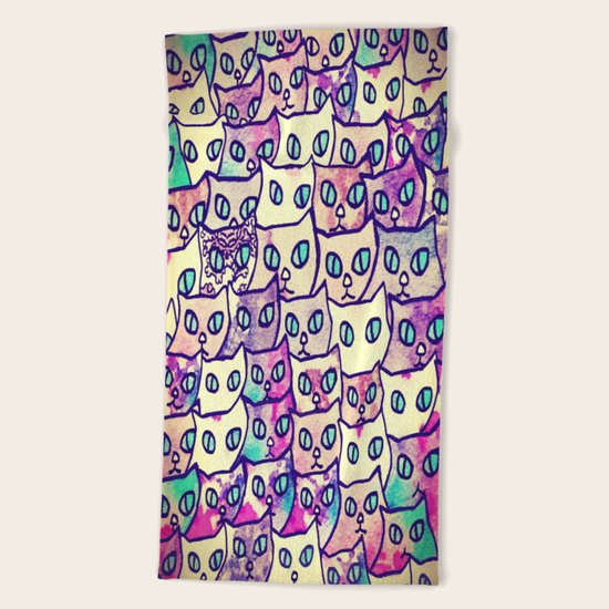 cat-114 Beach Towel