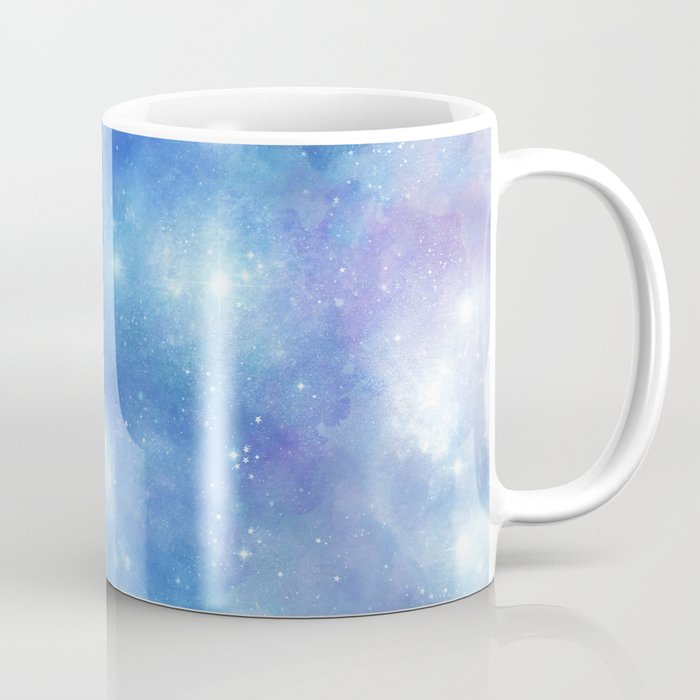 Blue Nebula Painting Coffee Mug