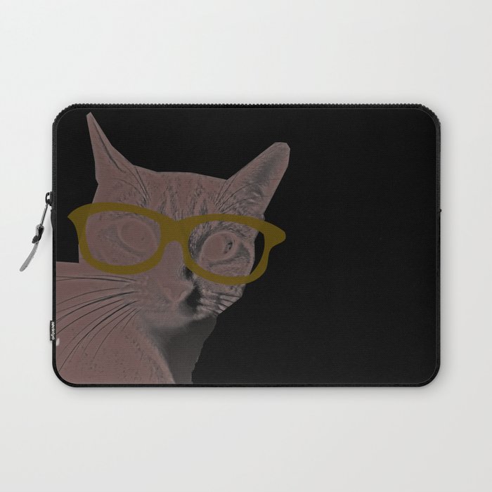 Yoshi Cat Glasses Laptop Sleeve