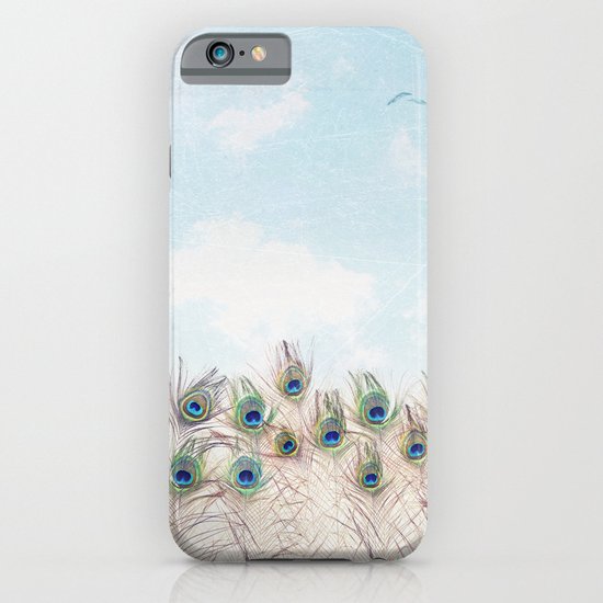 Fly Over A Peacock Field iPhone & iPod Case