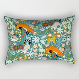 Woodland Pattern Rectangular Pillow