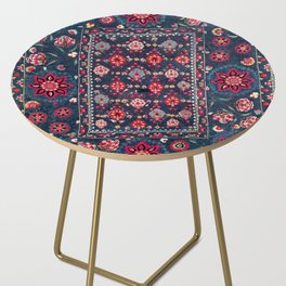 Lakai Suzani Shakhrisyabz Uzbek Embroidery Print Side Table