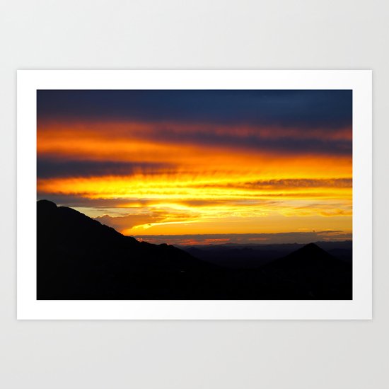 Setting of the Sun Art Print
