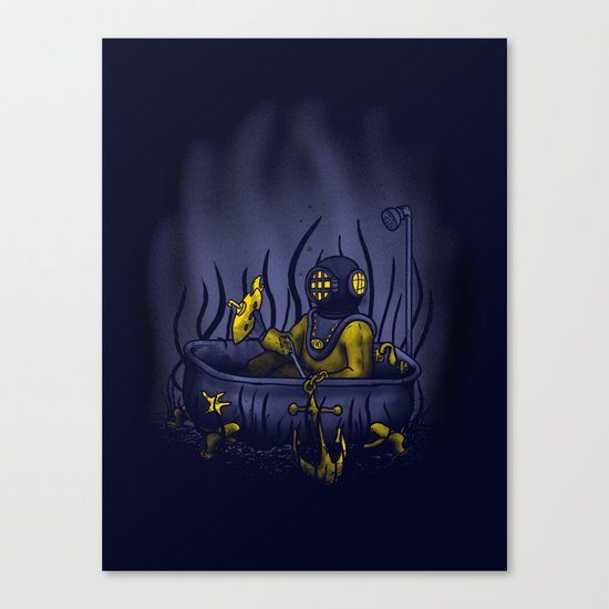 Deep Sea Beathing Canvas Print