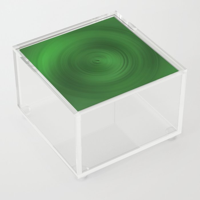 Green Circle Acrylic Box