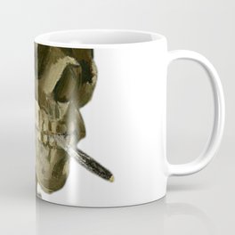 Vincent Van Gogh Skull With Burning Cigarette (Reproduction)  Mug