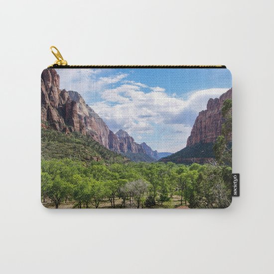 Valley cliffs 4 Carry-All Pouch