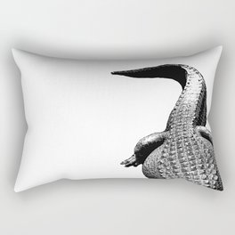 Alligators Love to Swim Rectangular Pillow