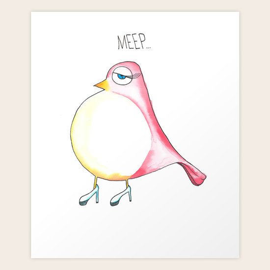 Meep Art Print
