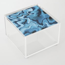 Blue Marble Acrylic Box