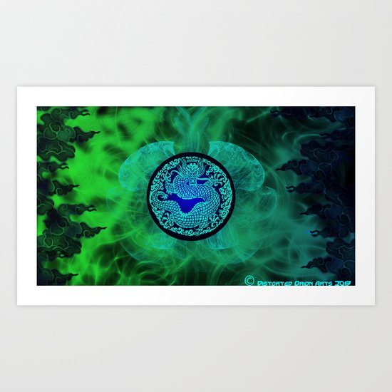 Dragons Might Art Print