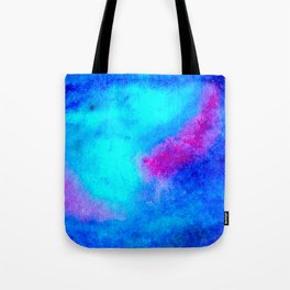 Dreamy Clouds and Skies Galaxy Watercolor Abstract Art Tote Bag