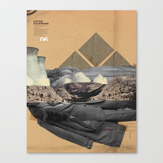 The future a time to reminisce. (mixed media) Canvas Print