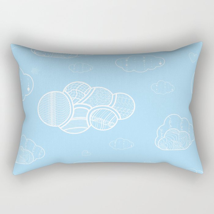 A cloudy sky Rectangular Pillow