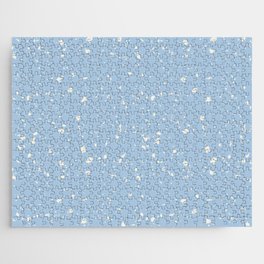 Pale Blue Terrazzo Seamless Pattern Jigsaw Puzzle