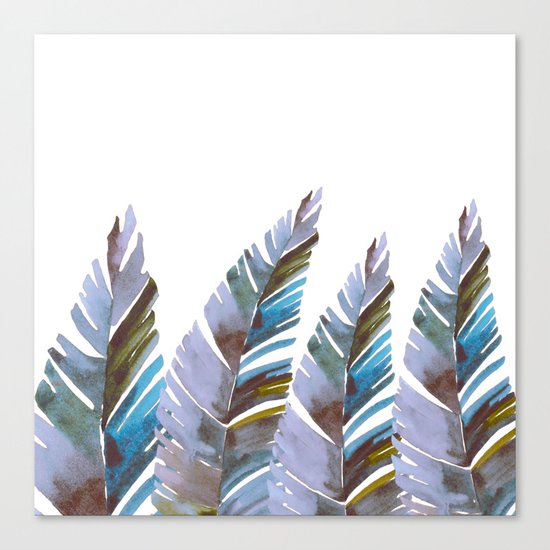 Areca Palm vintage Canvas Print