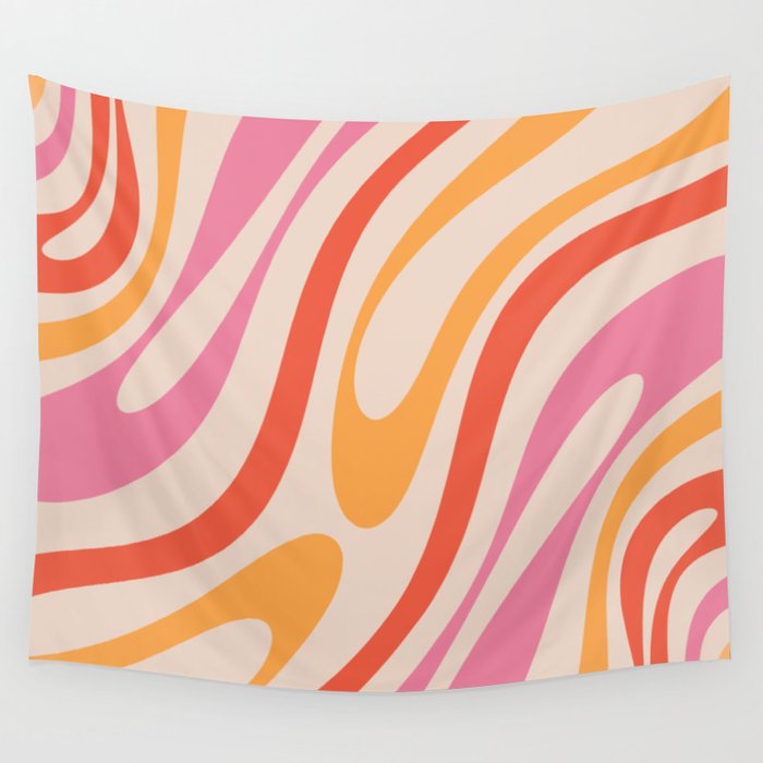 Pink and orange sale tapestry