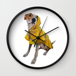 "Saddest Dog in the World" by Jen Hinkle Wall Clock