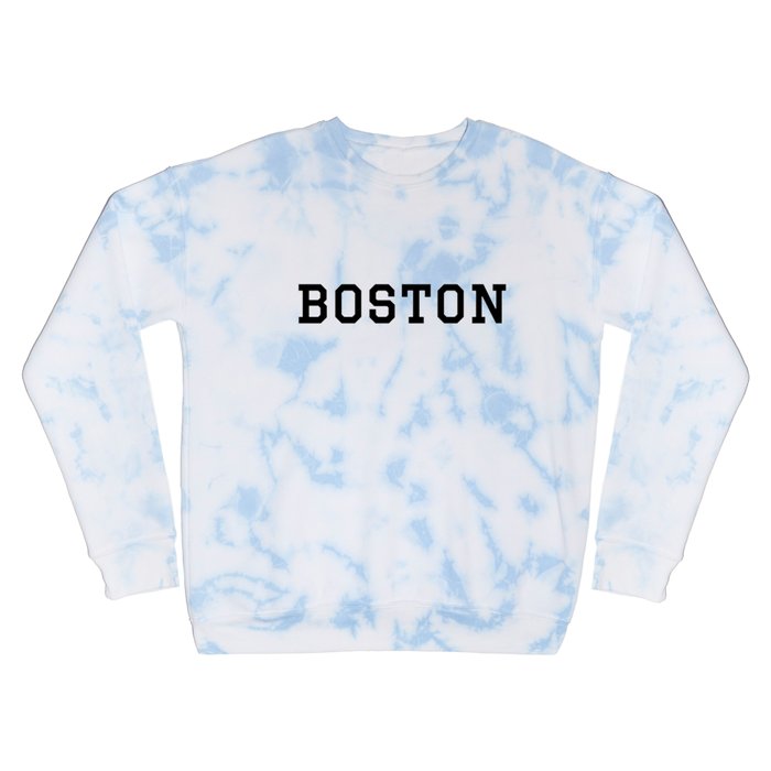 Boston - Black Crewneck Sweatshirt