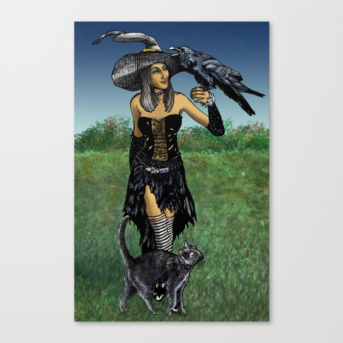 Neighbourhood Witch Canvas Print