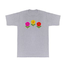 Garden zinnias T Shirt