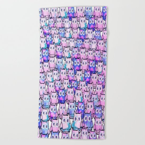 owl-116 Beach Towel