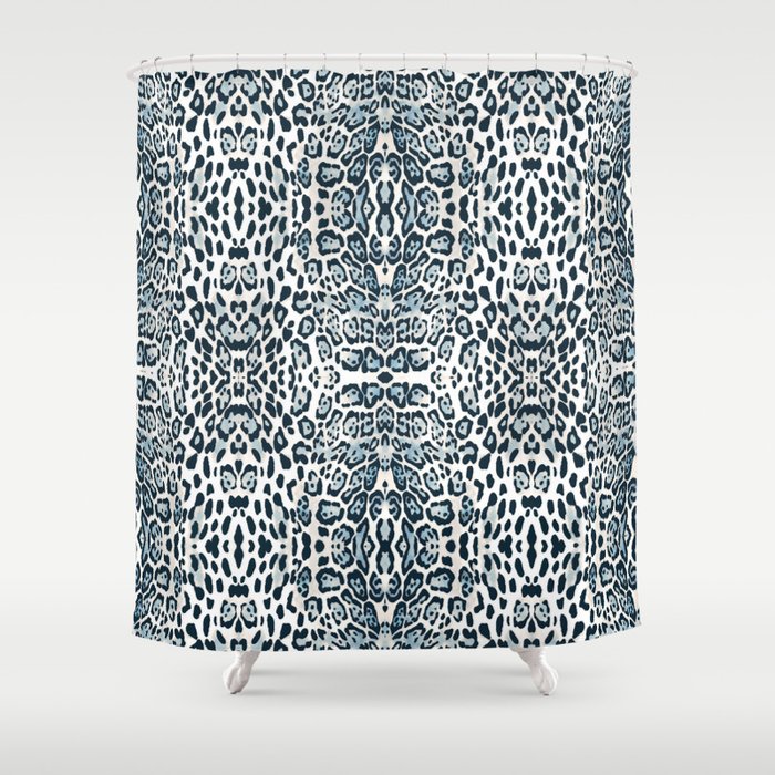Snow Leopard Shower Curtain
