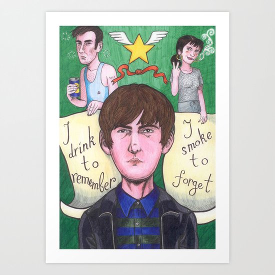 Two Fingers Art Print