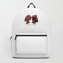 Afro Queen and King Backpack
