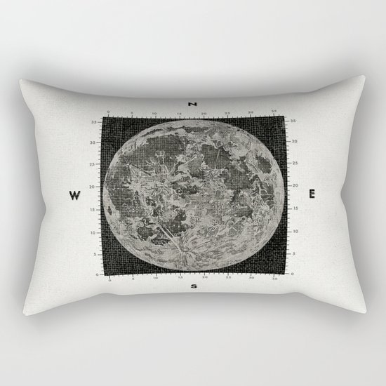 Moon Scale Rectangular Pillow