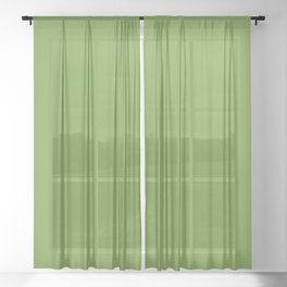 Dammerman's Parakeet Green Sheer Curtain