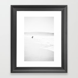 Manhattan Beach Surfer Framed Art Print