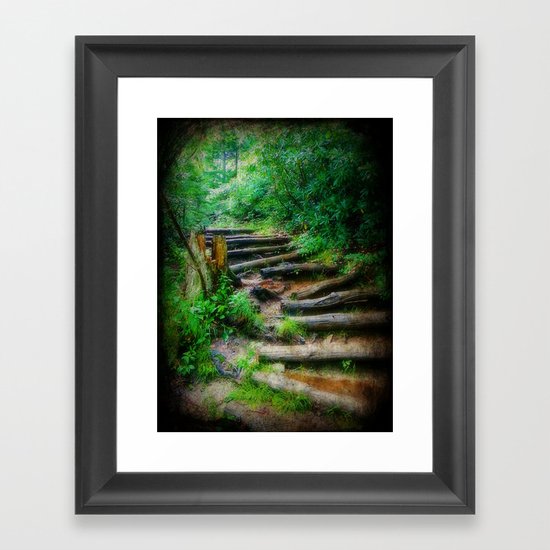 Follow Me to an Adventure Framed Art Print